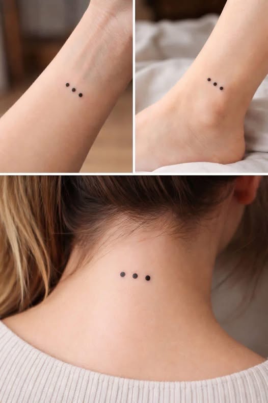 El significado del tatuaje de tres puntos