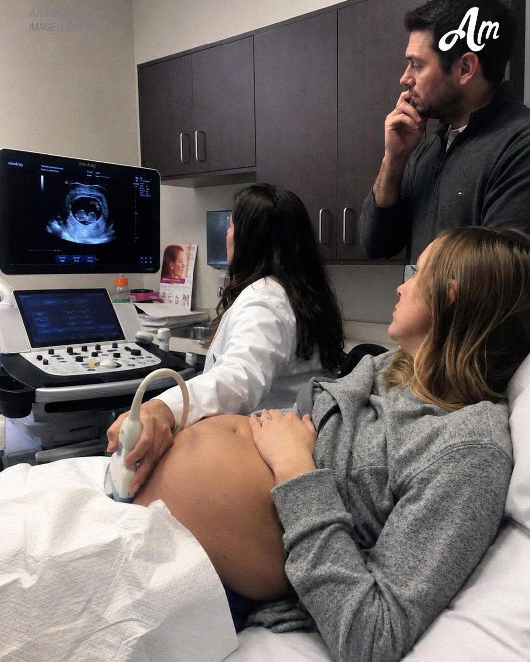 Mi esposo me acompañó a mi ultrasonido después de que quedé embarazada – Pero cuando la doctora dijo: “Eche un vistazo aquí y lo entenderá todo”, su rostro se puso pálido