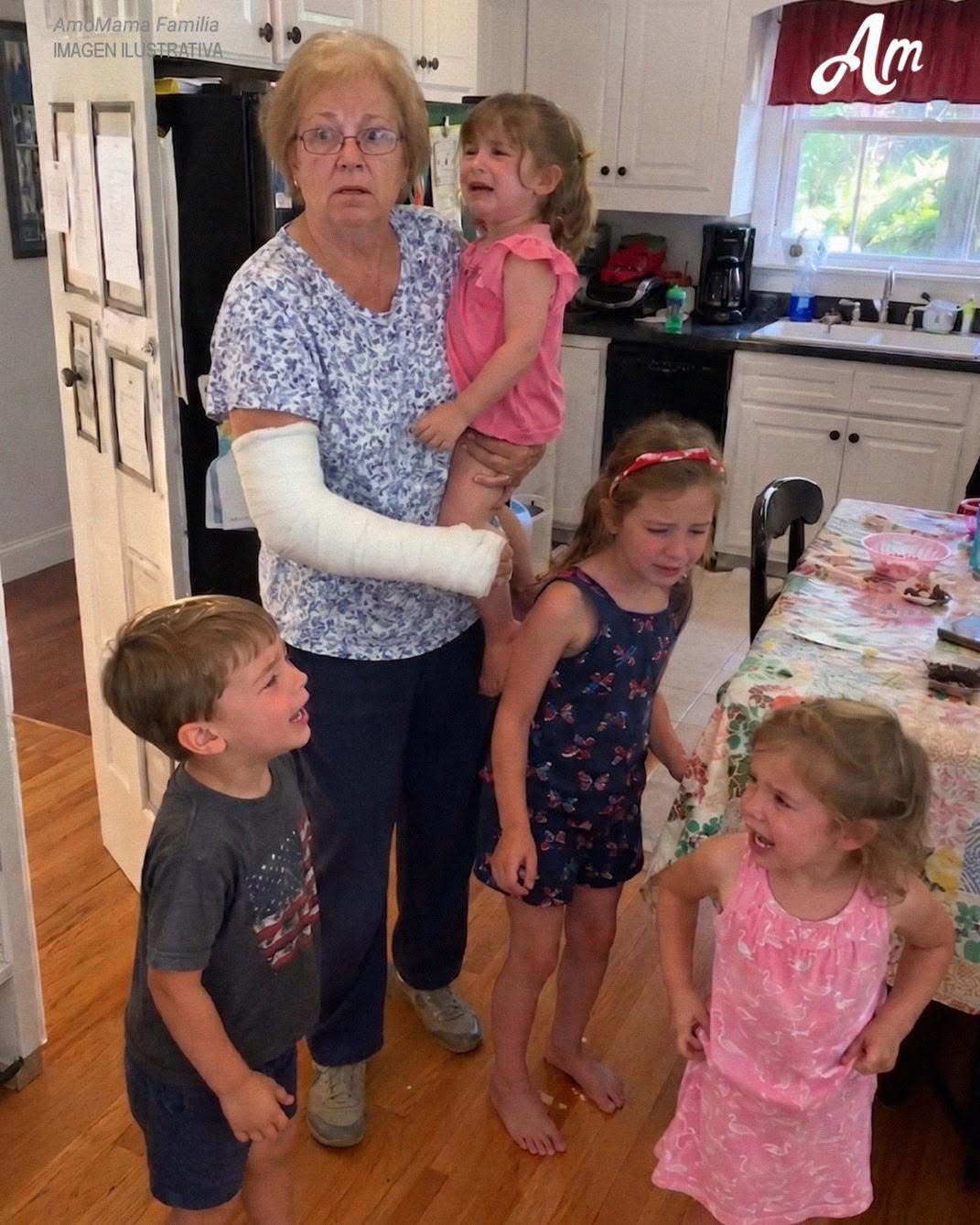 Mi esposo despidió a nuestra niñera y obligó a mi mamá con un brazo roto a cuidar a nuestros 4 hijos – Así que le di una lección