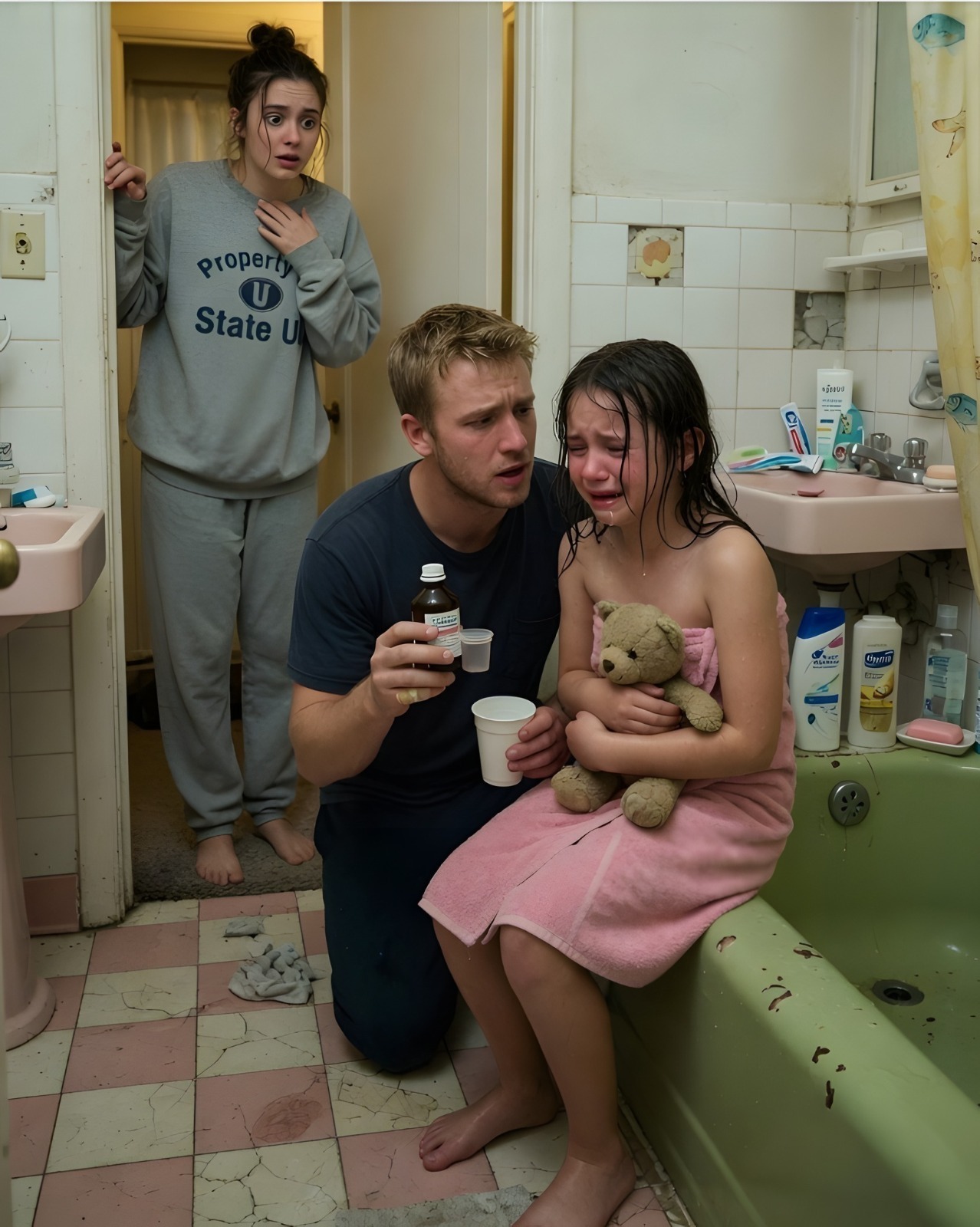 Mi hija de cinco años siempre se bañaba con mi marido.