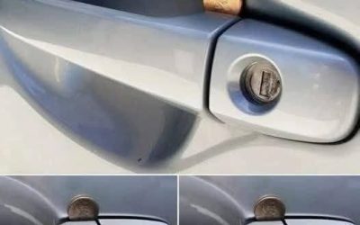 🚗 Si encuentras una moneda de un centavo en la manija de la puerta de tu auto, esto es lo que podría significar.