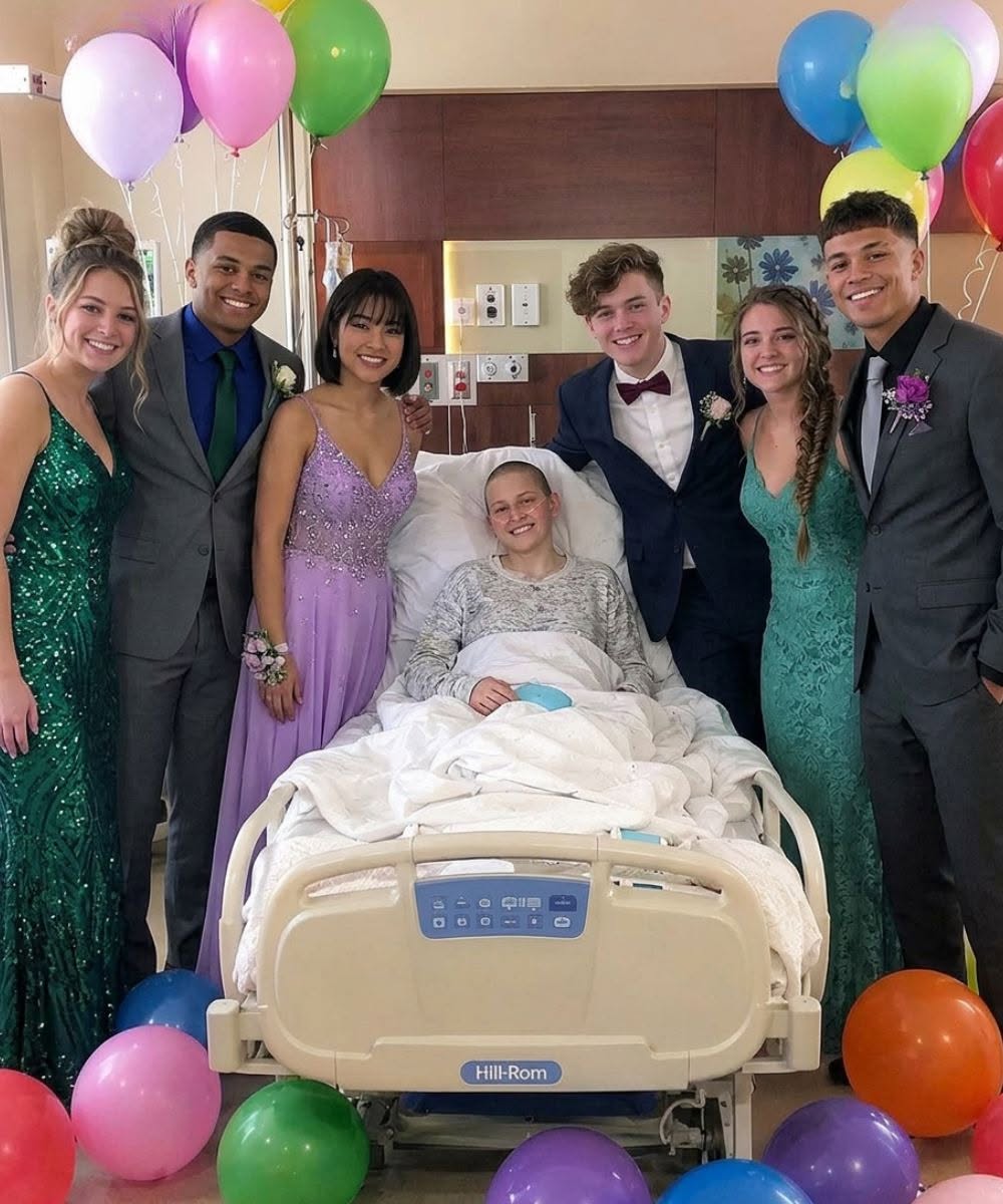 Los compañeros de clase de mi hija organizaron el baile de graduación en su habitación del hospital porque ella no pudo asistir debido a su enfermedad. Entonces, uno de ellos me entregó un sobre y me dijo: “Esta es la verdadera razón por la que estamos aquí”.
