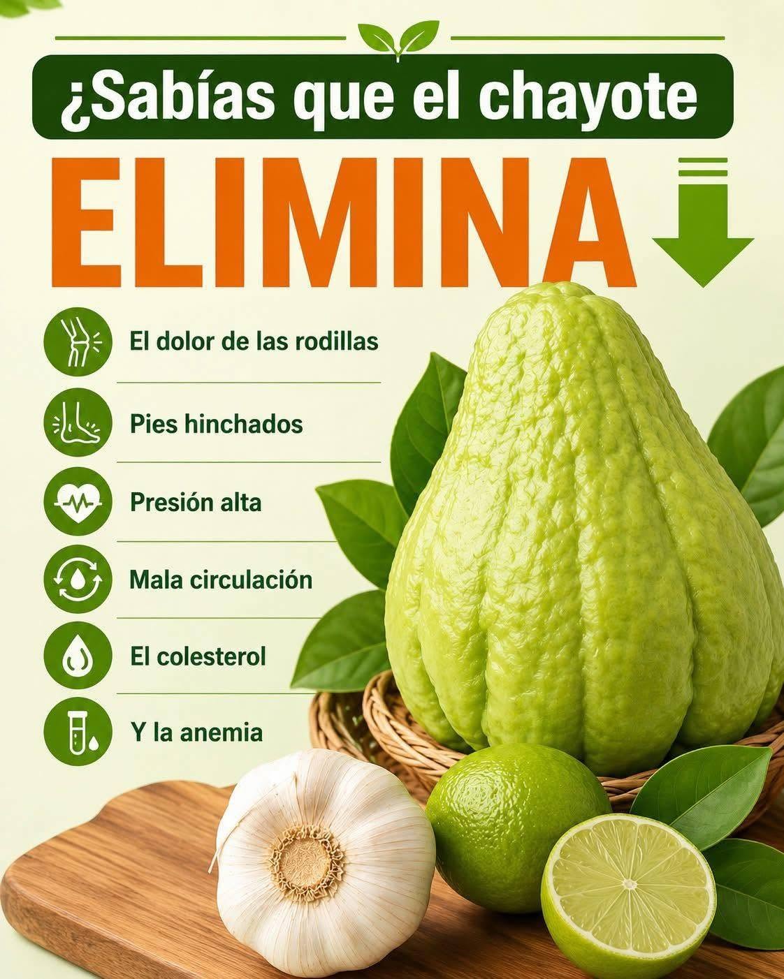 Jugo de chayote