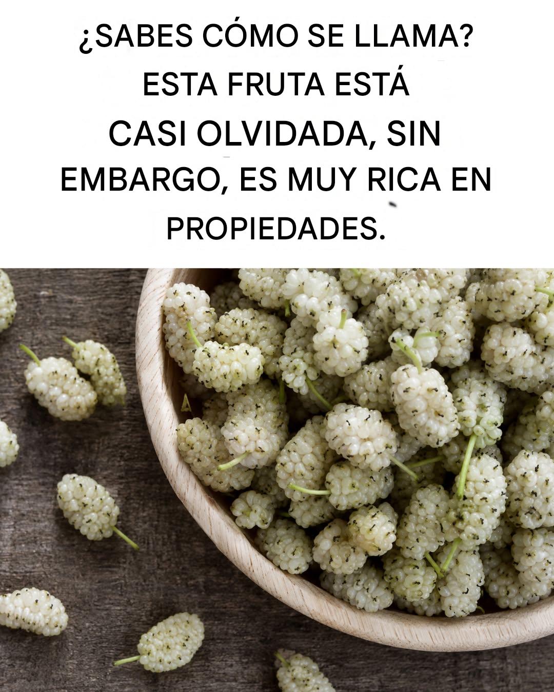 Beneficios de la mora blanca: previene el cáncer, cura la diabetes y ayuda a perder peso.