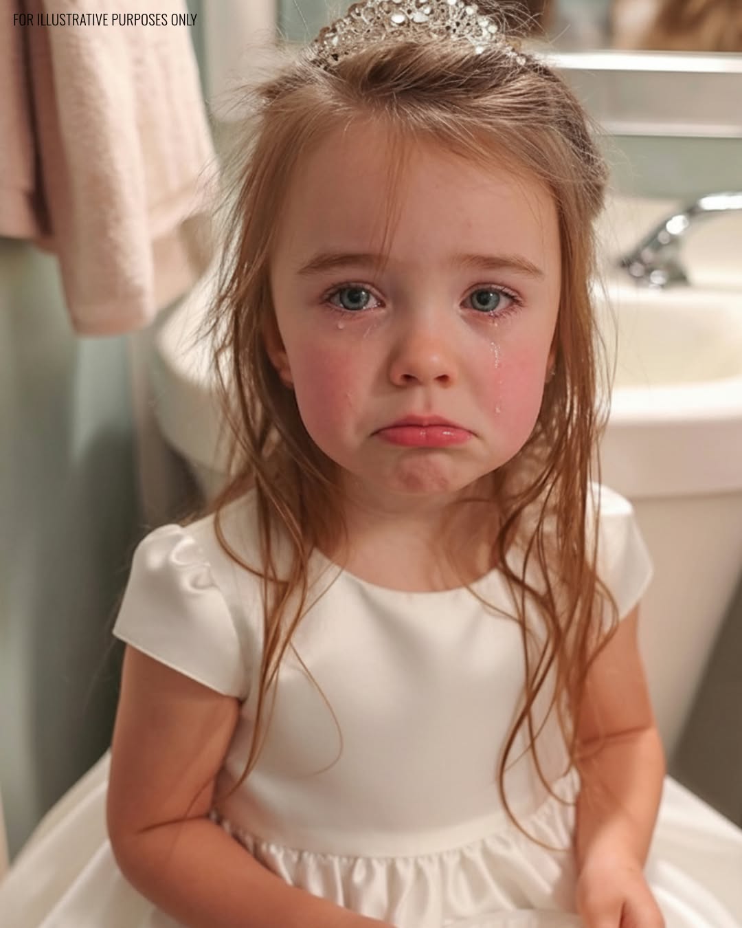 Mi prometida mandó a mi hija a sentarse en el baño durante nuestra boda; cuando descubrí el motivo, supe que tenía que darle una lección.