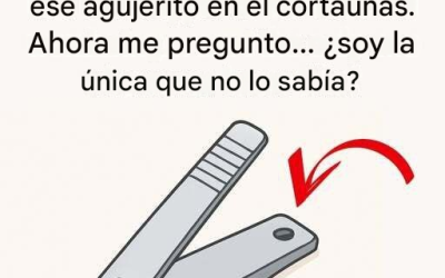 ¿Por qué tu cortaúñas tiene ese pequeño agujero redondo y por qué sigue siendo importante hoy en día?