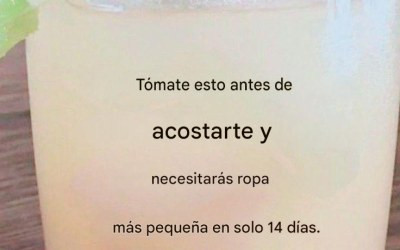 Una bebida para antes de dormir que elimina toda la grasa abdominal en solo 1 semana.