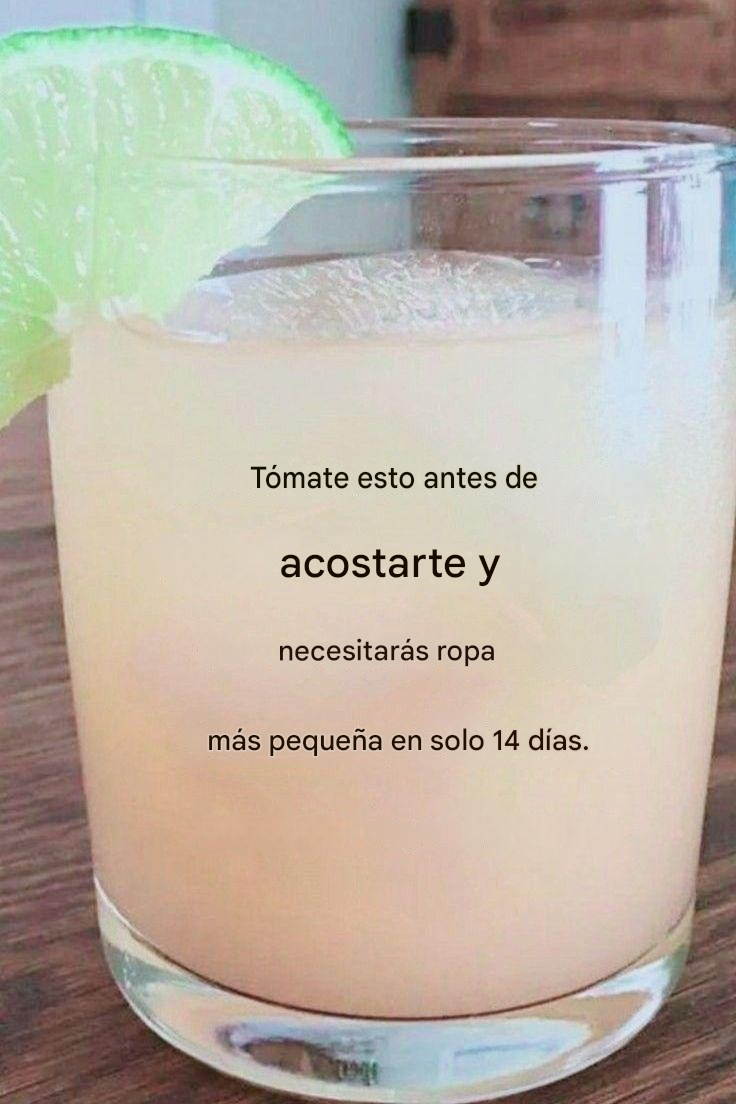 Una bebida para antes de dormir que elimina toda la grasa abdominal en solo 1 semana.