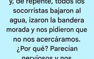 La bandera morada en la playa: qué significa realmente (y por qué deberías prestarle atención)