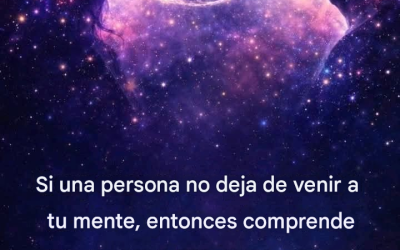 Cuando alguien no deja de aparecer en tus pensamientos