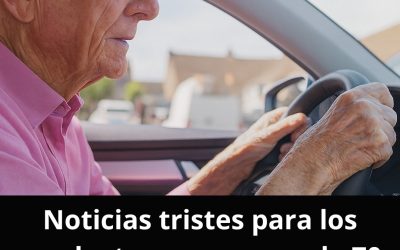 Tristes noticias para los conductores mayores de 70 años: muy pronto ya no podrán…
