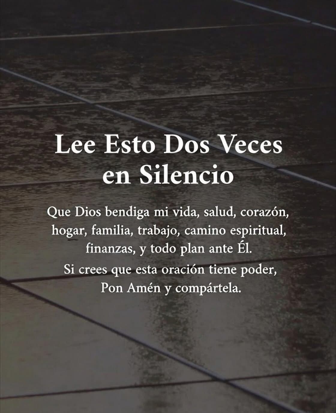 A veces no necesitamos más ruido. Necesitamos silencio… y fe.