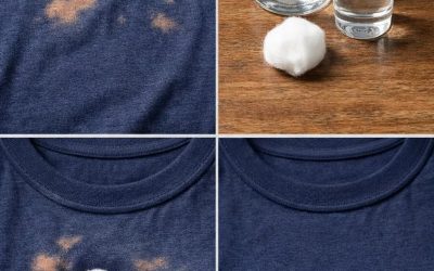 ¿Manchas de lejía en tu ropa? No hace falta tirarla: aquí tienes la solución.