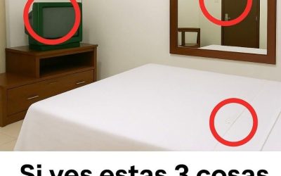 ¡ALERTA VIAJEROS! Si ves estas 3 cosas en un hotel… ¡HUYE DE INMEDIATO!