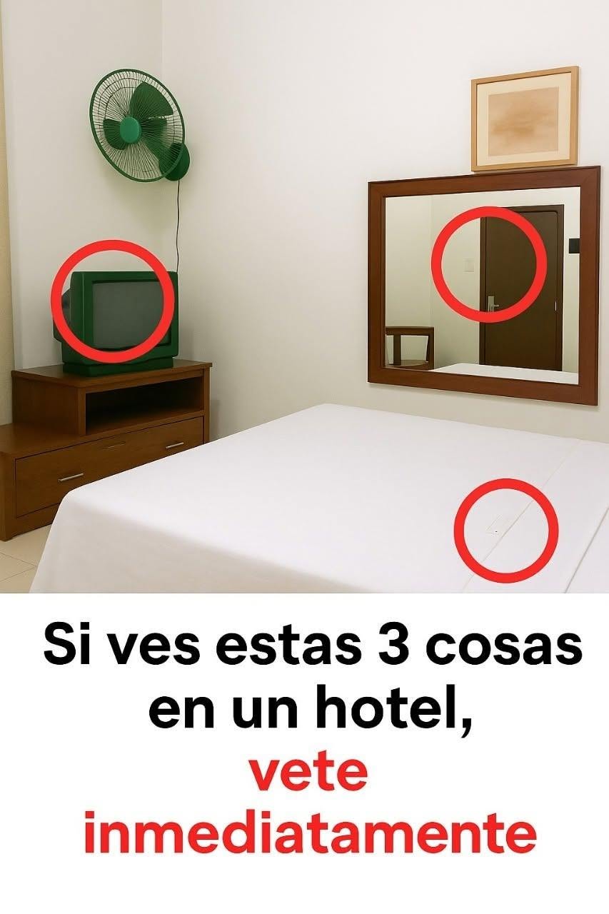 ¡ALERTA VIAJEROS! Si ves estas 3 cosas en un hotel… ¡HUYE DE INMEDIATO!