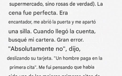 EL HOMBRE QUE ENVIÓ UNA FACTURA POR AMOR