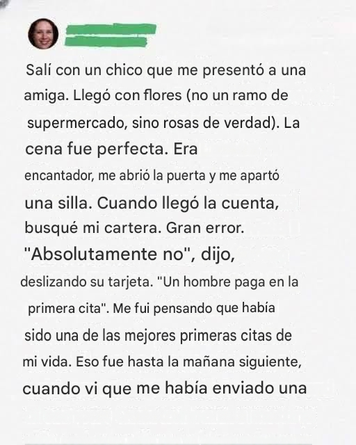 EL HOMBRE QUE ENVIÓ UNA FACTURA POR AMOR