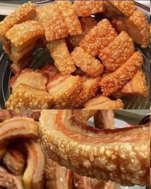 El vinagre en las chicharrones es el secreto para que queden así